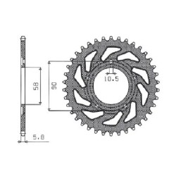 Steel Rear Sprocket