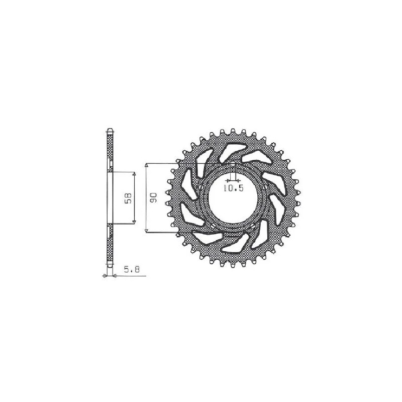 Steel Rear Sprocket