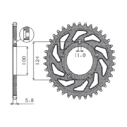 Steel Rear Sprocket