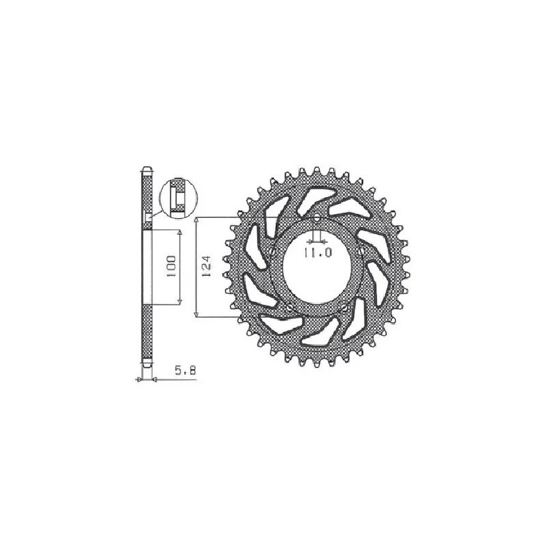 Steel Rear Sprocket