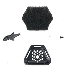 Ventilation au niveau du menton homologuée 22.06 pour casque Supertech M10