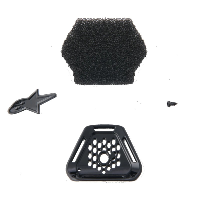 Ventilation au niveau du menton homologuée 22.06 pour casque Supertech M10