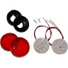 Kit d'inserts de clignotant à LED arrière rouges