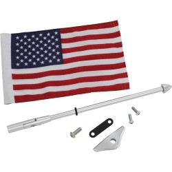 Folding Flag Pole with US Flag
