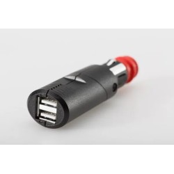USB Double Charging Socket with Universal Plug