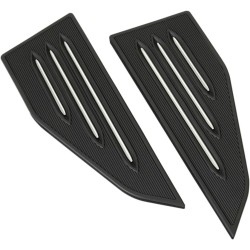 Inserts de platines repose-pieds passager Commander