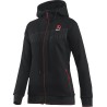Sweat-shirt à capuche avec fermeture éclair intégrale Corpo pour femmes