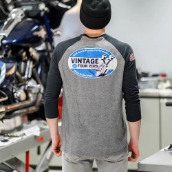 T-shirt de baseball Vintage Tour