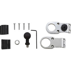 Dual USB Port Charger with 1  Ball Mount