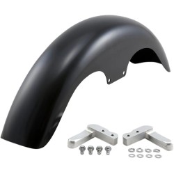 Hugger Series Front Fender with Mounting Blocks for Softail Dyna