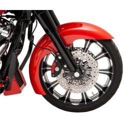 Garde-boue avant Hugger Series avec blocs de fixation pour Softail/Dyna