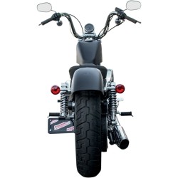 Side Mount License Plate with LED Tag Light