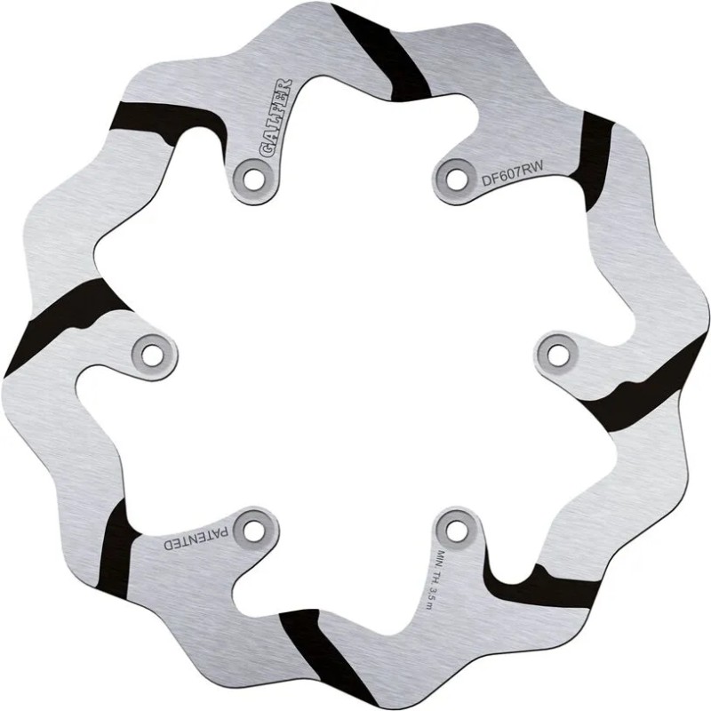 BRAKE ROTOR FIXED WAVE GROOVED OVERSIZE