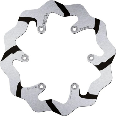 BRAKE ROTOR FIXED WAVE GROOVED OVERSIZE