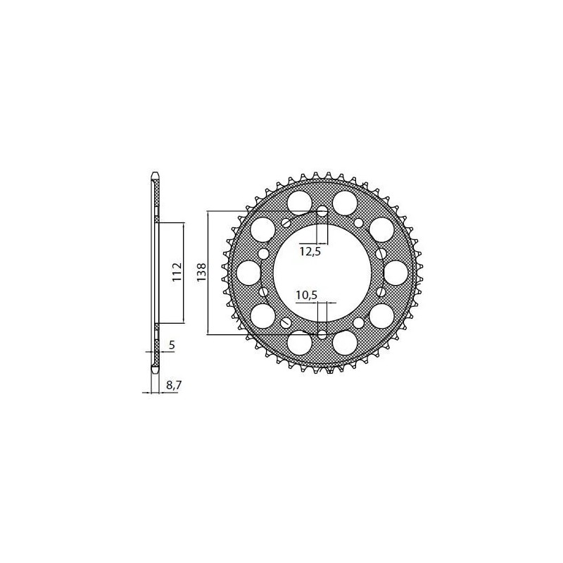 Works Triplestar Aluminum Rear Sprocket
