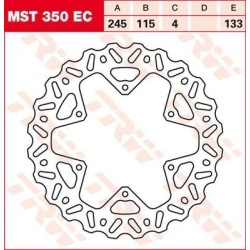 EC Cross Design Brake Rotor