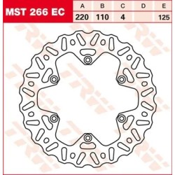 EC Cross Design Brake Rotor
