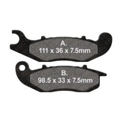 Plaquettes de frein frittées FA-HH Series