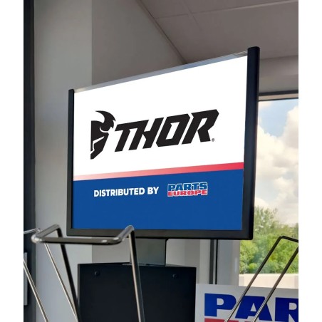 Helmets Display Header with Logo