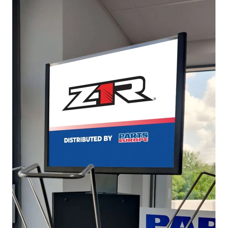 Helmets Display Header with Logo