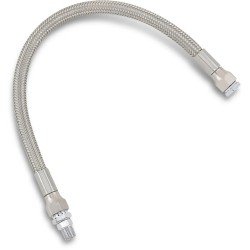 Durite d'huile universelle tressée inox