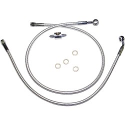 Braided Rear Brake Line Kit