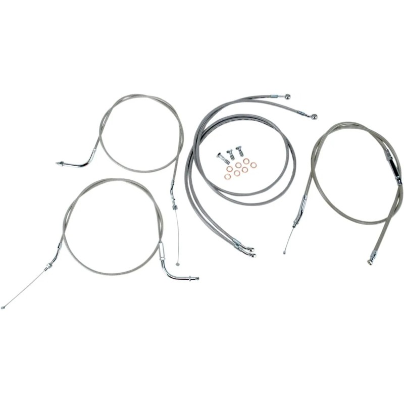 Stainless Handlebar Cable Line Kit