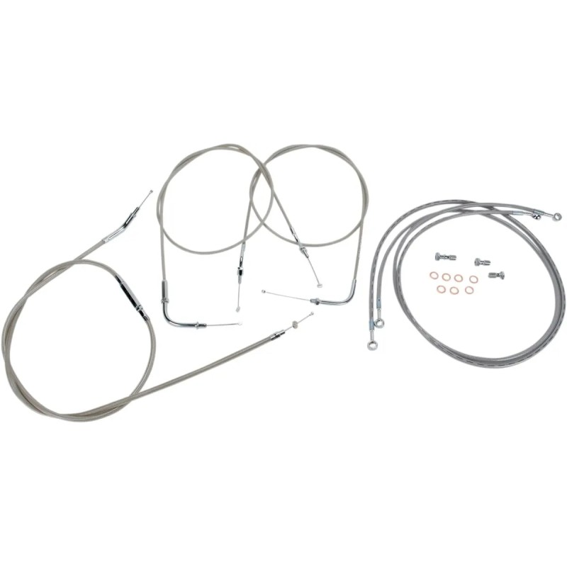 Stainless Handlebar Cable Line Kit