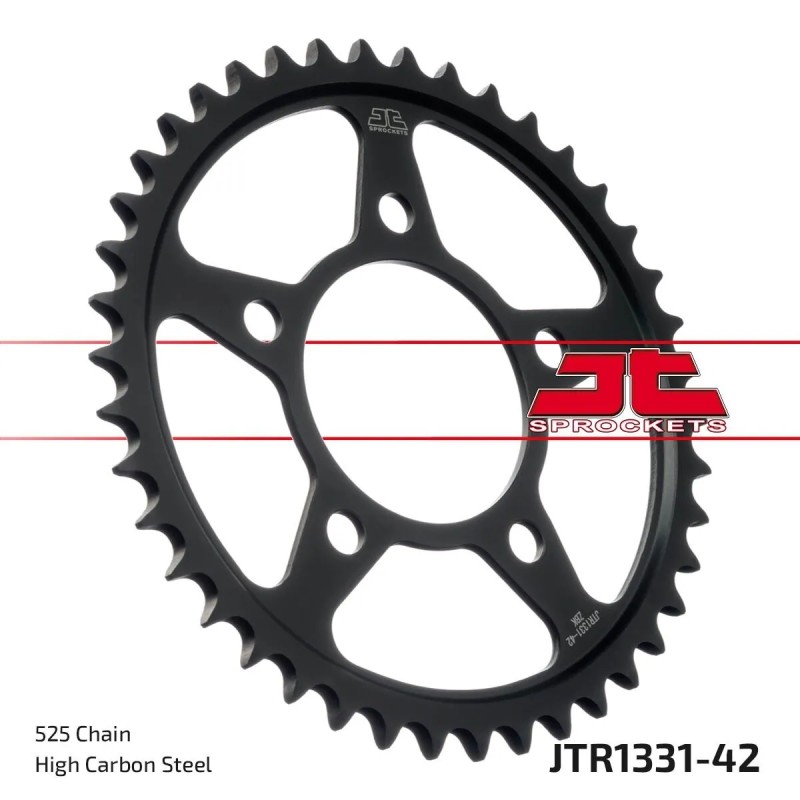 Rear Sprocket Induction Hardened Black Zinc Finish