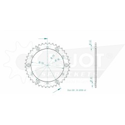 STANDARD SPROCKET REAR 520