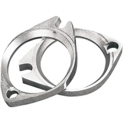 Collerettes de pipe d'admission chromées