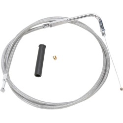 Câble d'accélérateur tressé inox