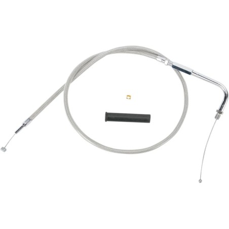 Câble d'accélérateur tressé inox