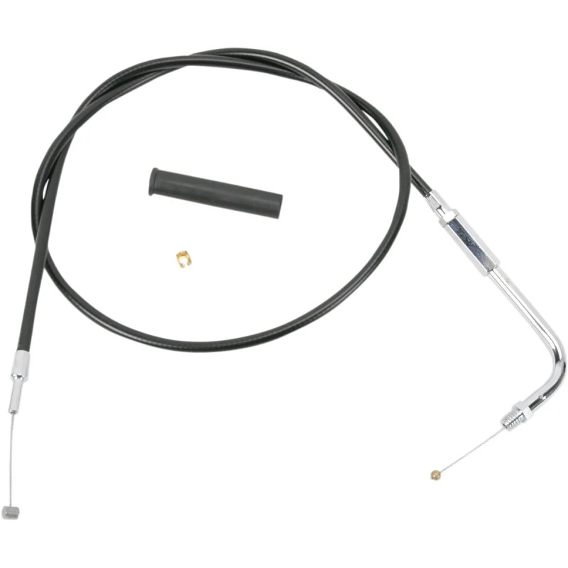 Black Vinyl Throttle Idle Cable