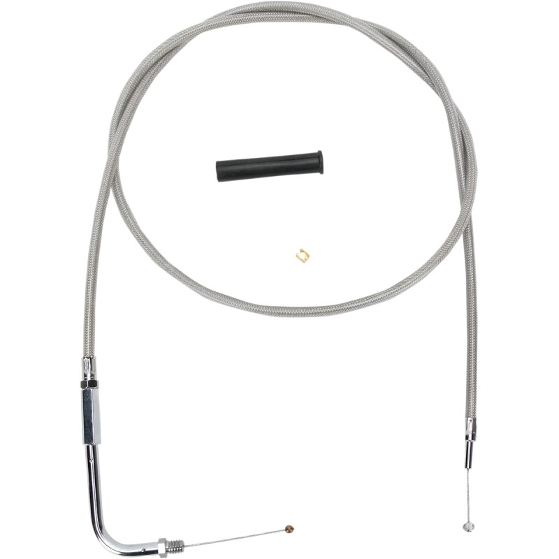 Câble d'accélérateur tressé inox