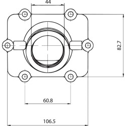 Carburetor Mounting Flange