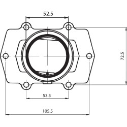 Carburetor Mounting Flange