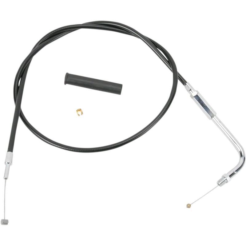 Black Vinyl Throttle Idle Cable