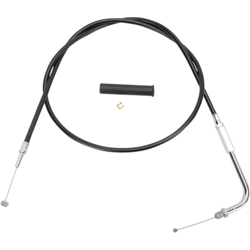 Black Vinyl Throttle Idle Cable