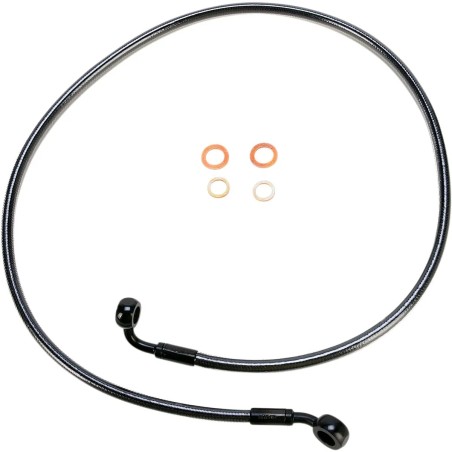 E-Z Align Braided Single Disc Front Brake Line