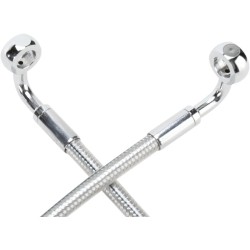 Durite de frein avant simple disque tressée E-Z Align