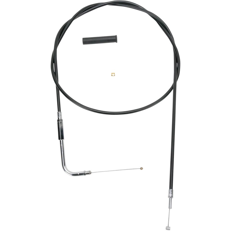 Black Vinyl Throttle Idle Cable