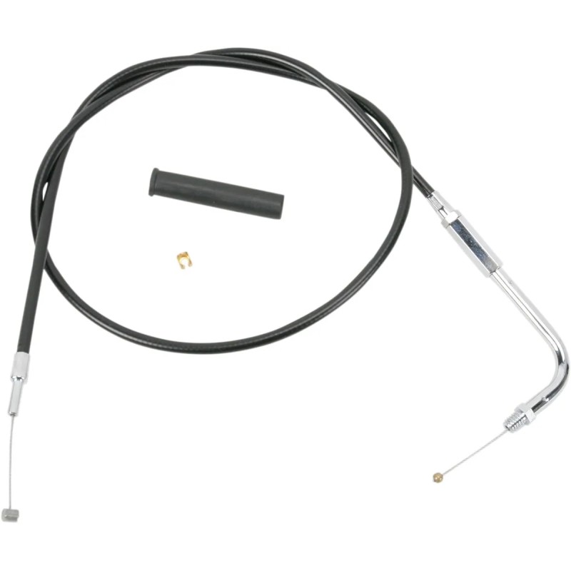 Black Vinyl Throttle Idle Cable