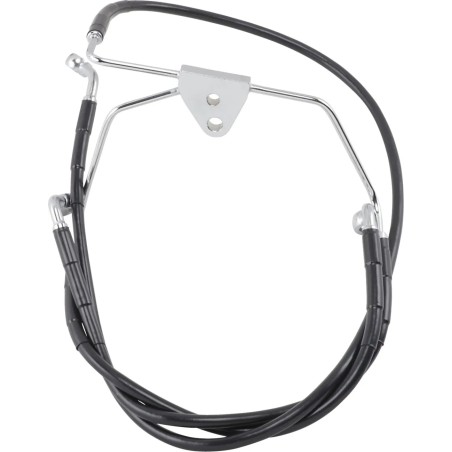 Extended Length Black Vinyl Brake Line Kit