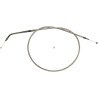 Polished Stainless Steel Braided Throttle Idle Cable