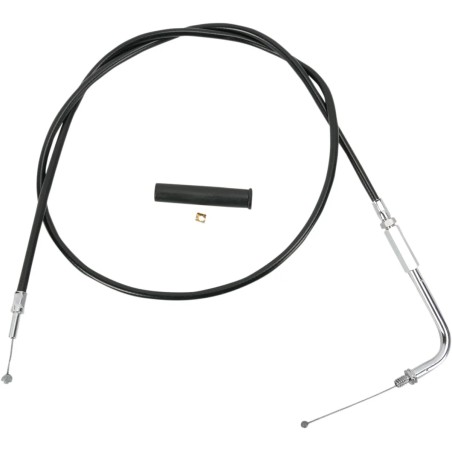 Black Vinyl Throttle Idle Cable
