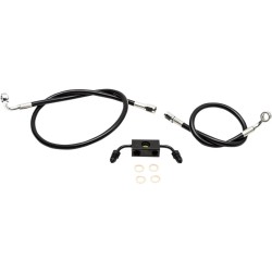 Black Braided Brake Line Kit