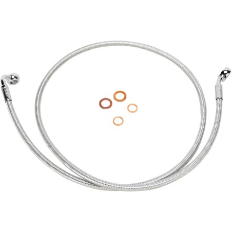 Durite de frein avant simple disque tressée E-Z Align