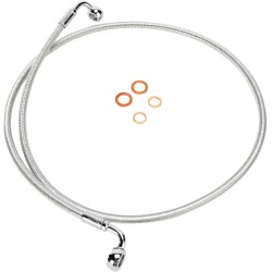 E-Z Align Braided Single Disc Front Brake Line