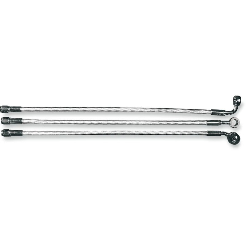 Designer Series Braided Non-ABS Front Brake Line Kit